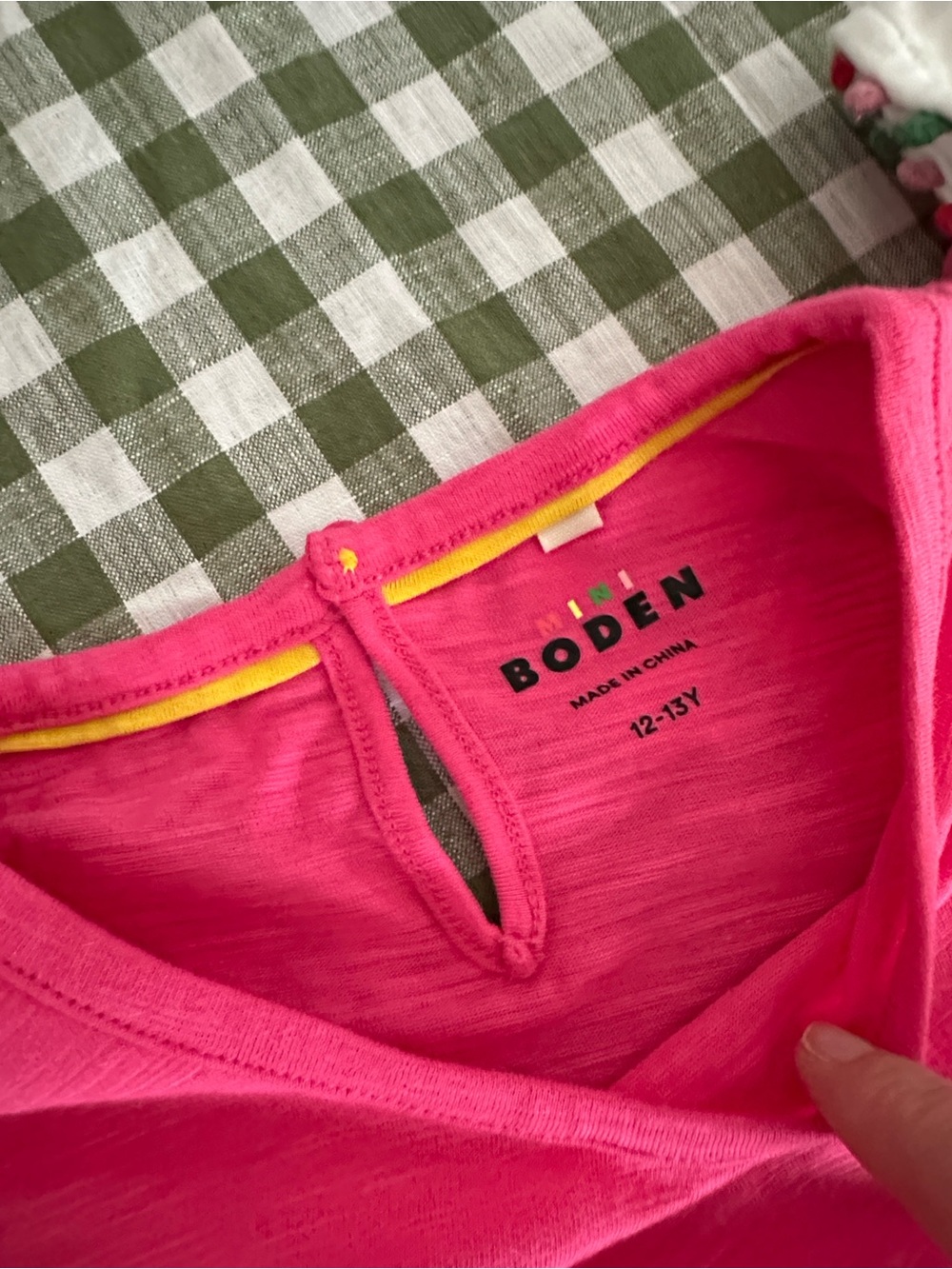 Mini Boden Girls Short Sleeve Dresses & Tees in Pink, Hot Pink, Purple, White - Picture 2 of 9